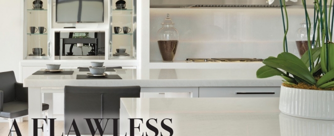 Luxury white kitchen designed by Diamond Custom Homes