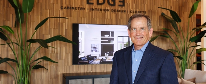 Diamond Custom Homes Founder and President Michael Diamond launched EDGE, a cabinet business, in 2013.