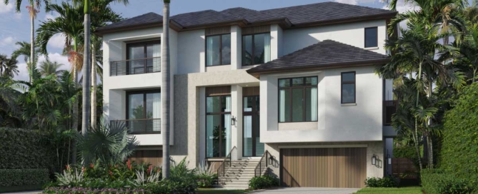 Channel Drive front elevation project from Edge